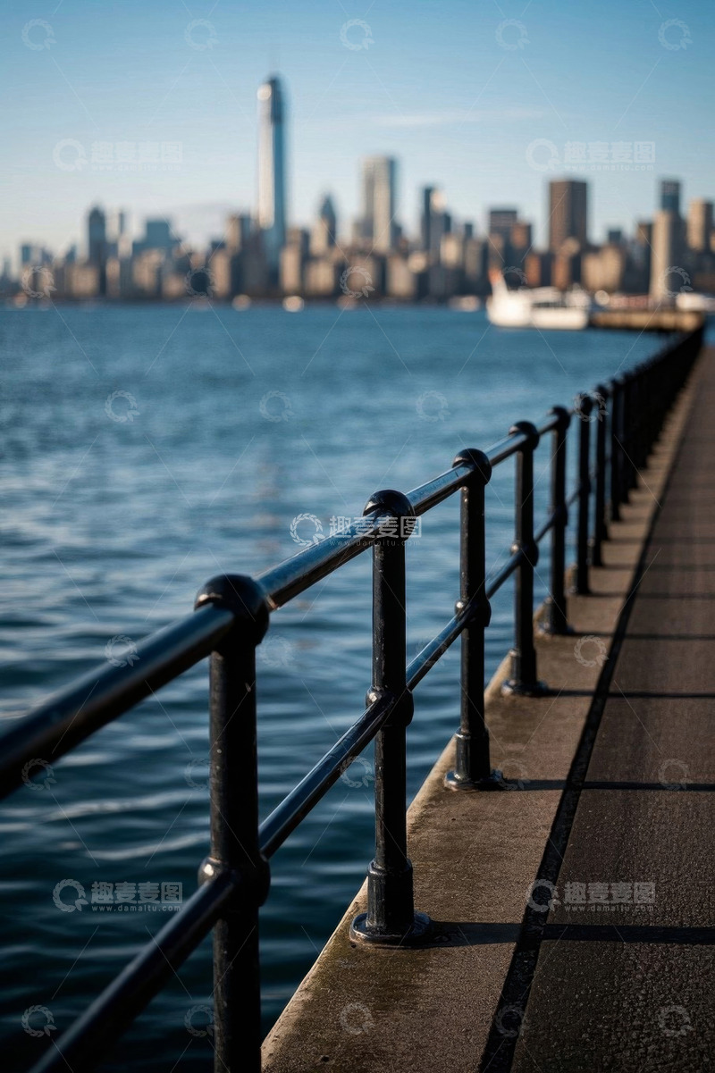 高清大图下载【趣麦麦图】纽约城市滨水景观