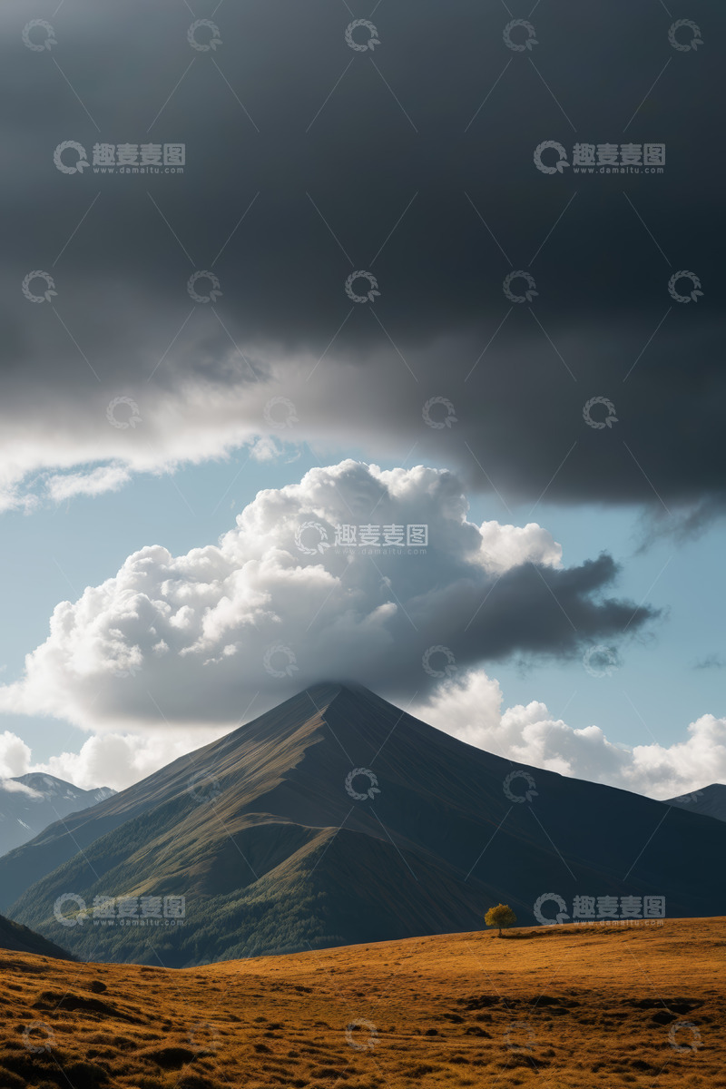 高清大图下载【趣麦麦图】山巅云雾自然风光