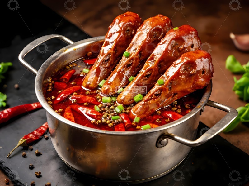 高清大图下载【趣麦麦图】-干锅鸭头卤鸭头