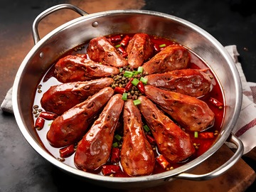 一锅麻辣鸭头