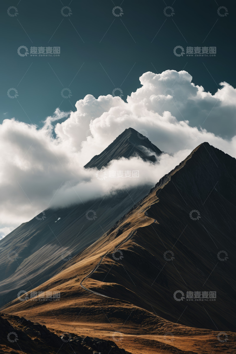 高清大图下载【趣麦麦图】山巅云海自然风光