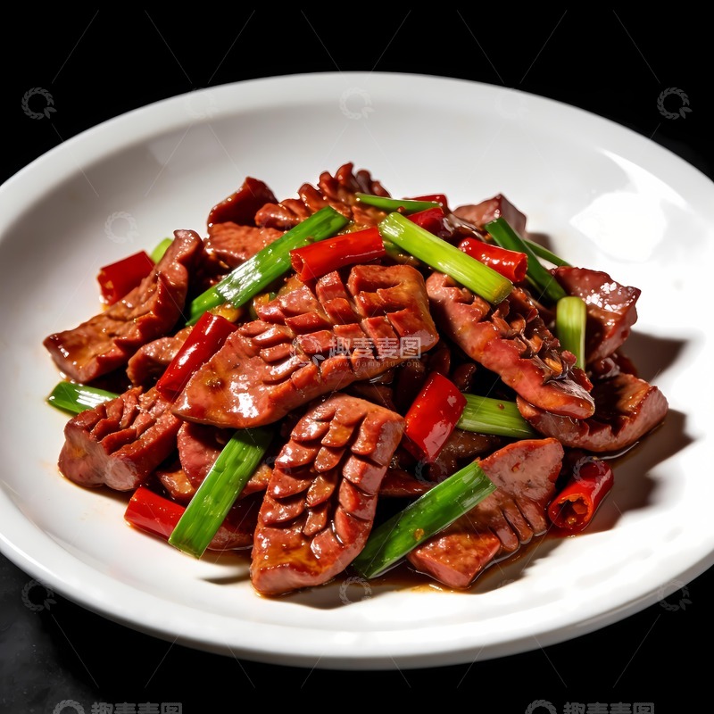 高清大图下载【趣麦麦图】爆炒腰花图片