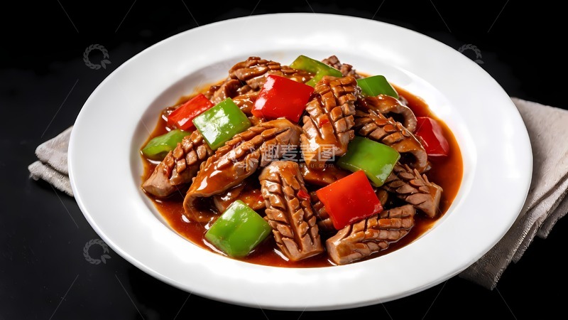 高清大图下载【趣麦麦图】一盘爆炒腰花