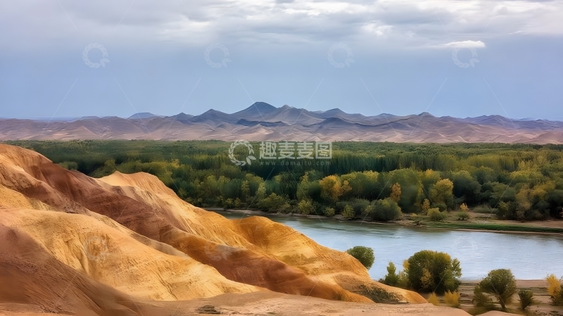 高清大图下载【趣麦麦图】多彩山川河流风光