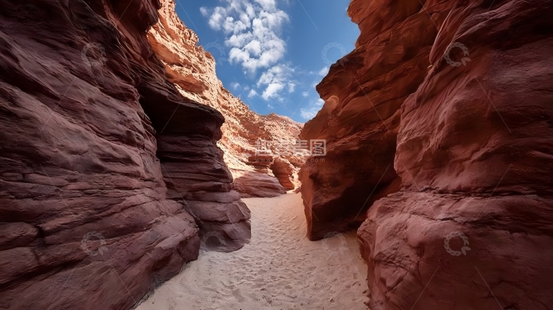 高清大图下载【趣麦麦图】峡谷红岩风光摄影