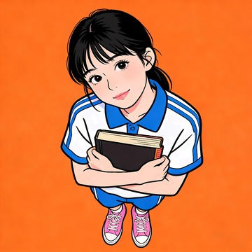 一名中学生看着镜头