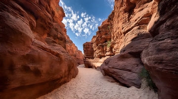 峡谷风光岩石峭壁沙漠地貌
