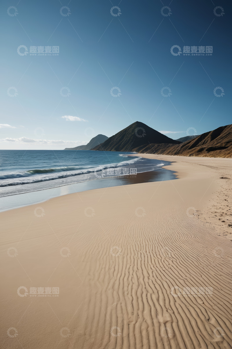 高清大图下载【趣麦麦图】海滩自然风光全景