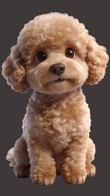 真实质感泰迪犬2