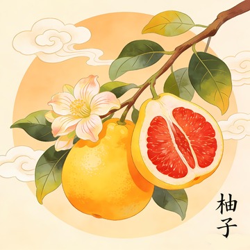 红心柚子插图