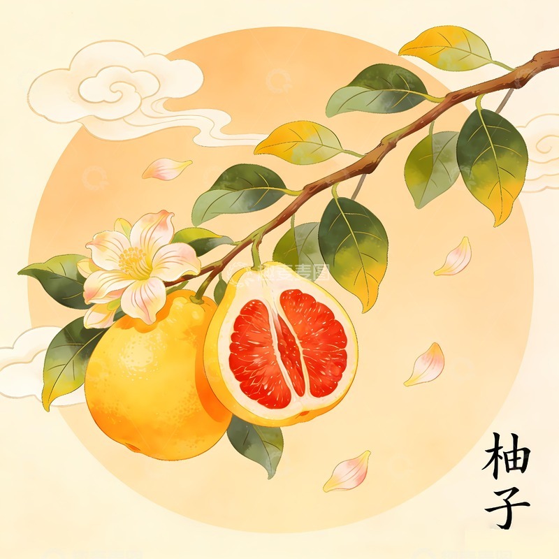 高清大图下载【趣麦麦图】红心柚子贵妃柚