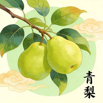 青梨包装手绘