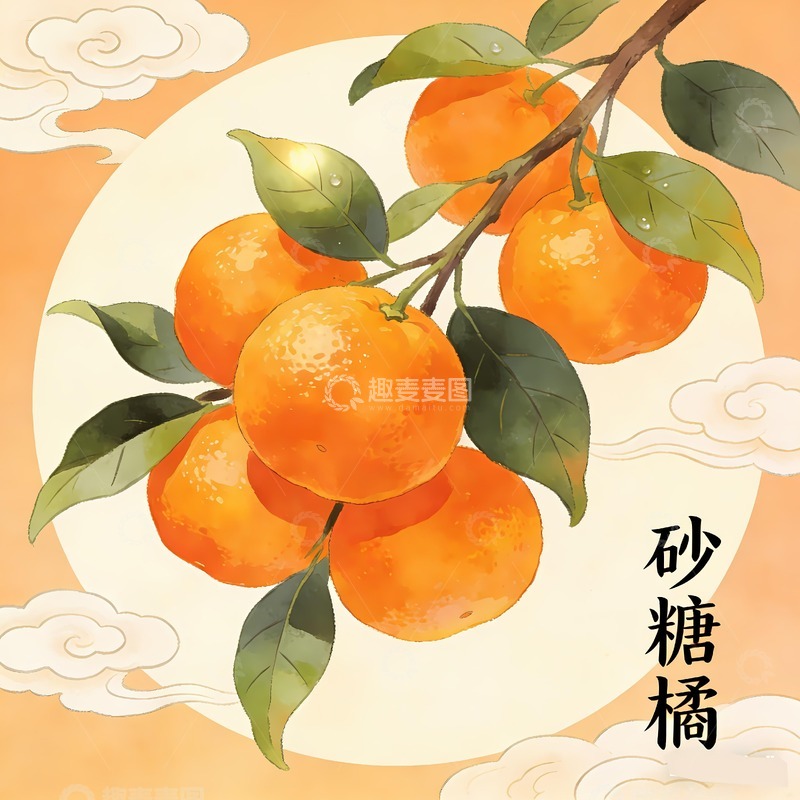 高清大图下载【趣麦麦图】橘子桔子砂糖橘