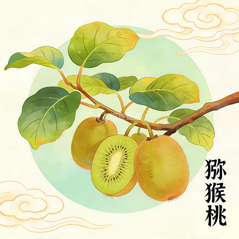 高清大图下载【趣麦麦图】猕猴桃奇异果图片