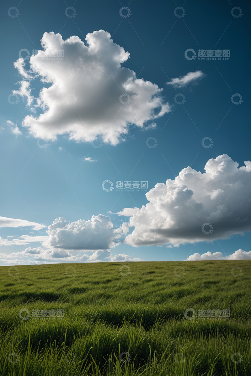 高清大图下载【趣麦麦图】蓝天绿地自然风光景象