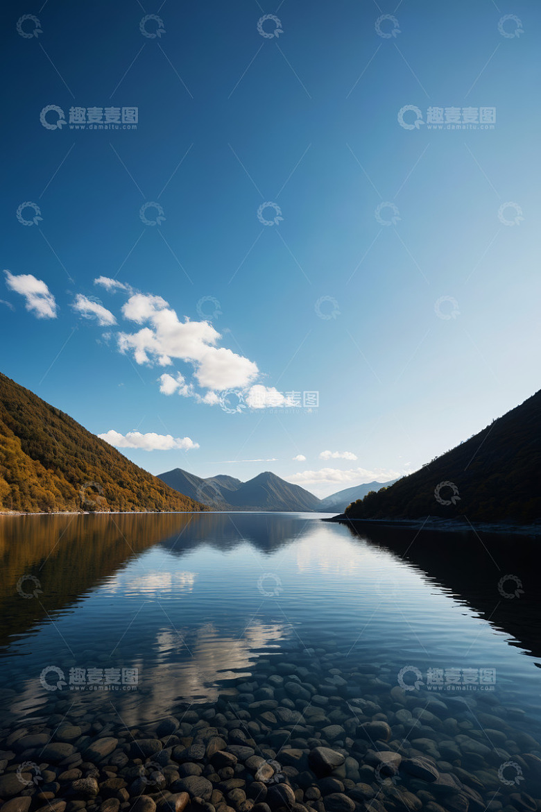 湖光山色自然风光