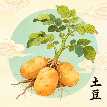 一颗土豆图片