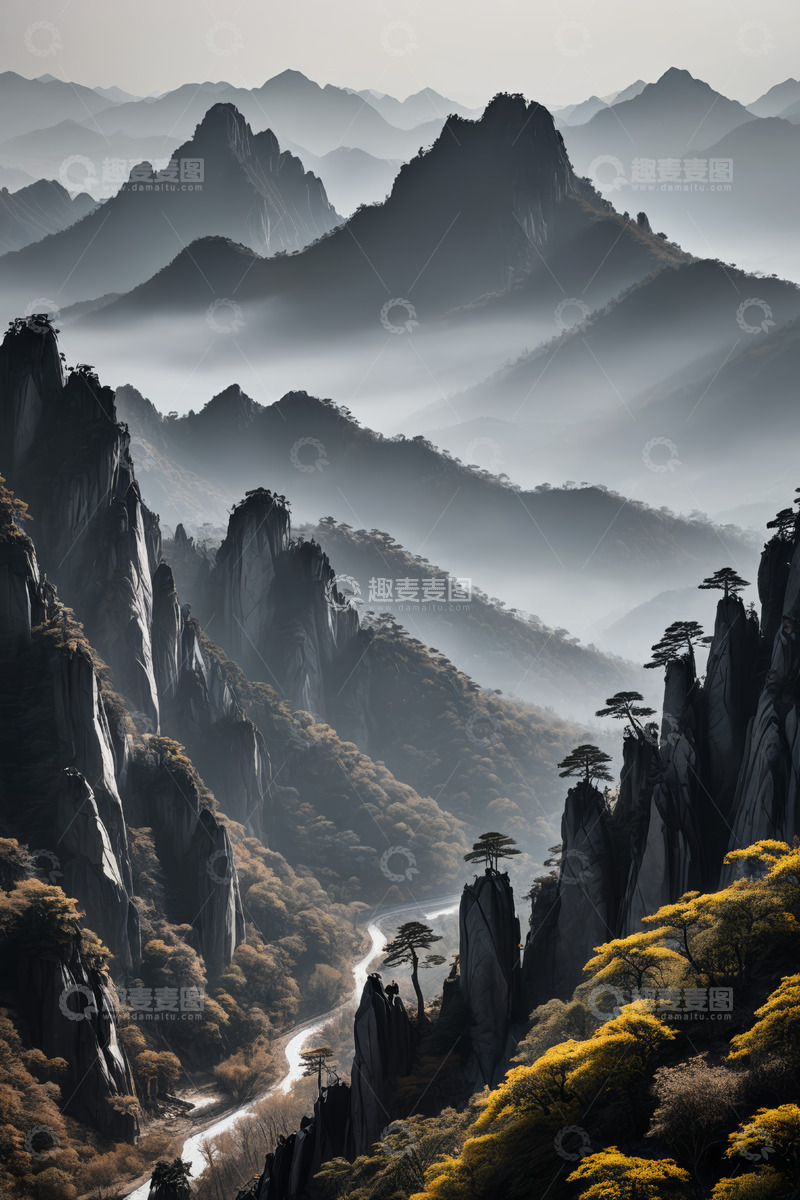 高清大图下载【趣麦麦图】中国山脉自然风光