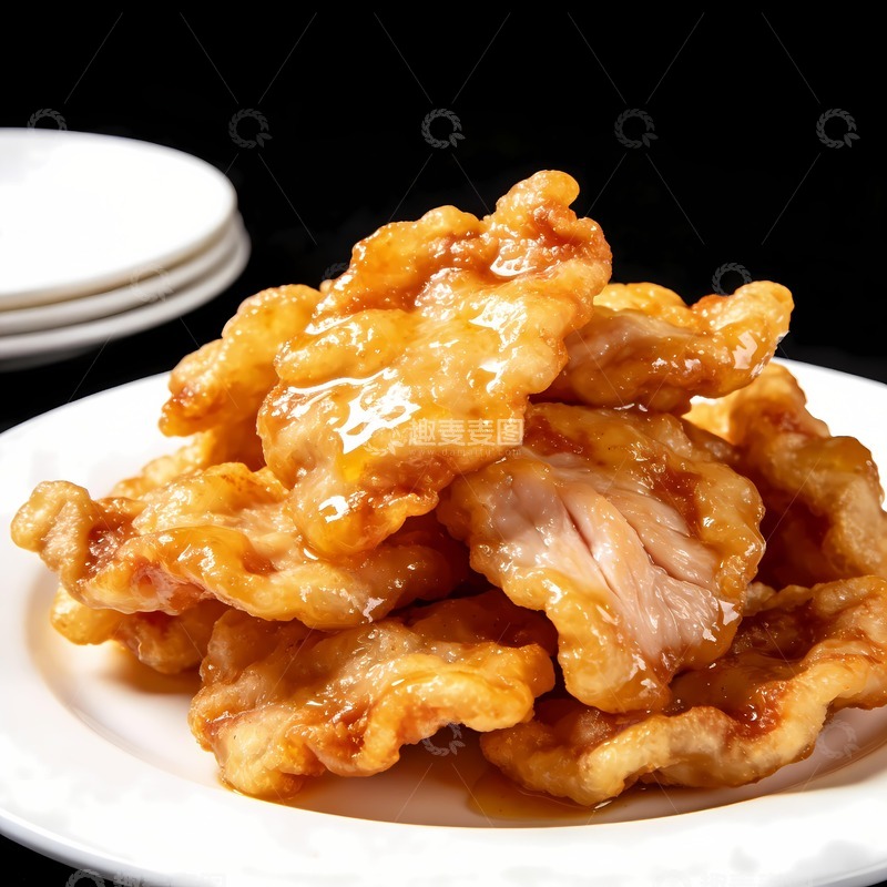 高清大图下载【趣麦麦图】一盘锅包肉图片
