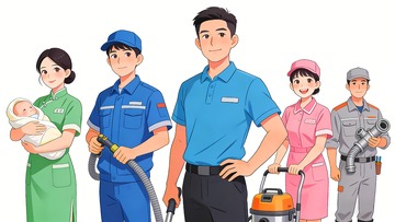 几名家政服务人员