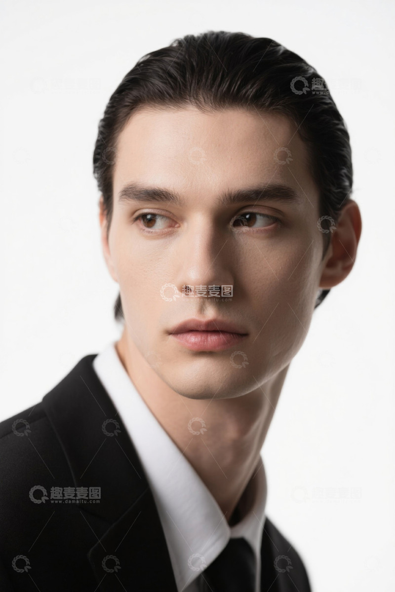 高清大图下载【趣麦麦图】英俊男士商务写真肖像