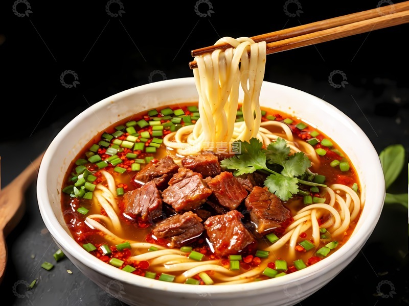 高清大图下载【趣麦麦图】美味牛肉面图片