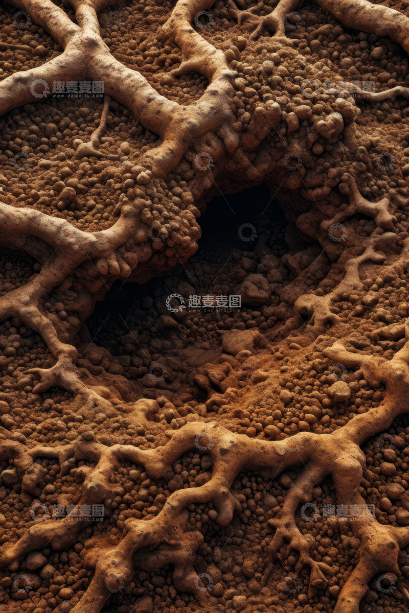 高清大图下载【趣麦麦图】土壤纹理与孔洞特写