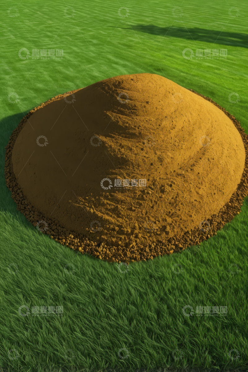 高清大图下载【趣麦麦图】草地上的土堆景观