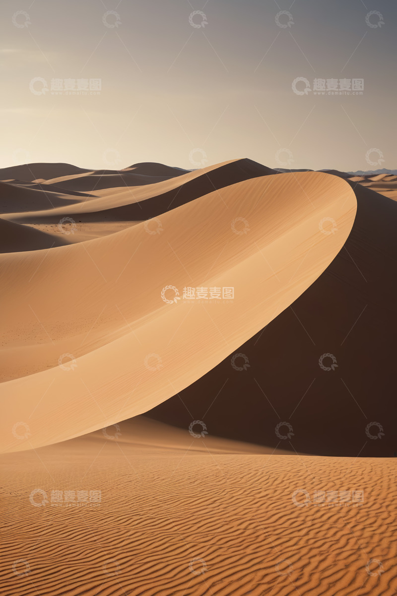 高清大图下载【趣麦麦图】沙漠沙丘自然风光