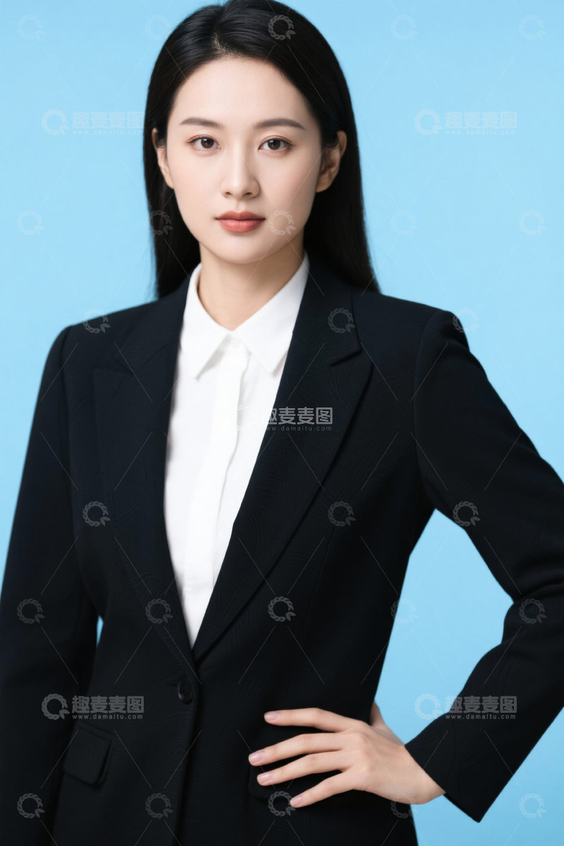 高清大图下载【趣麦麦图】时尚职场女性职业装写真