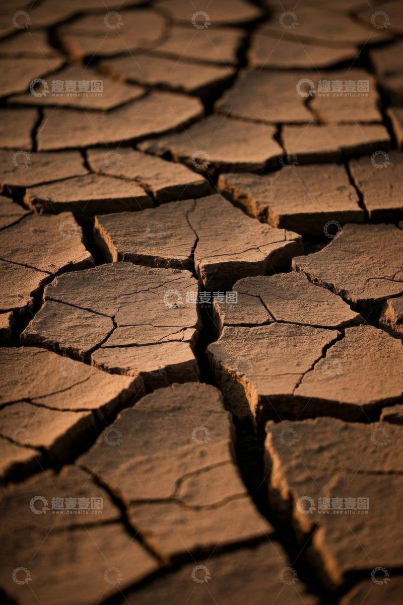 高清大图下载【趣麦麦图】干裂的土地特写