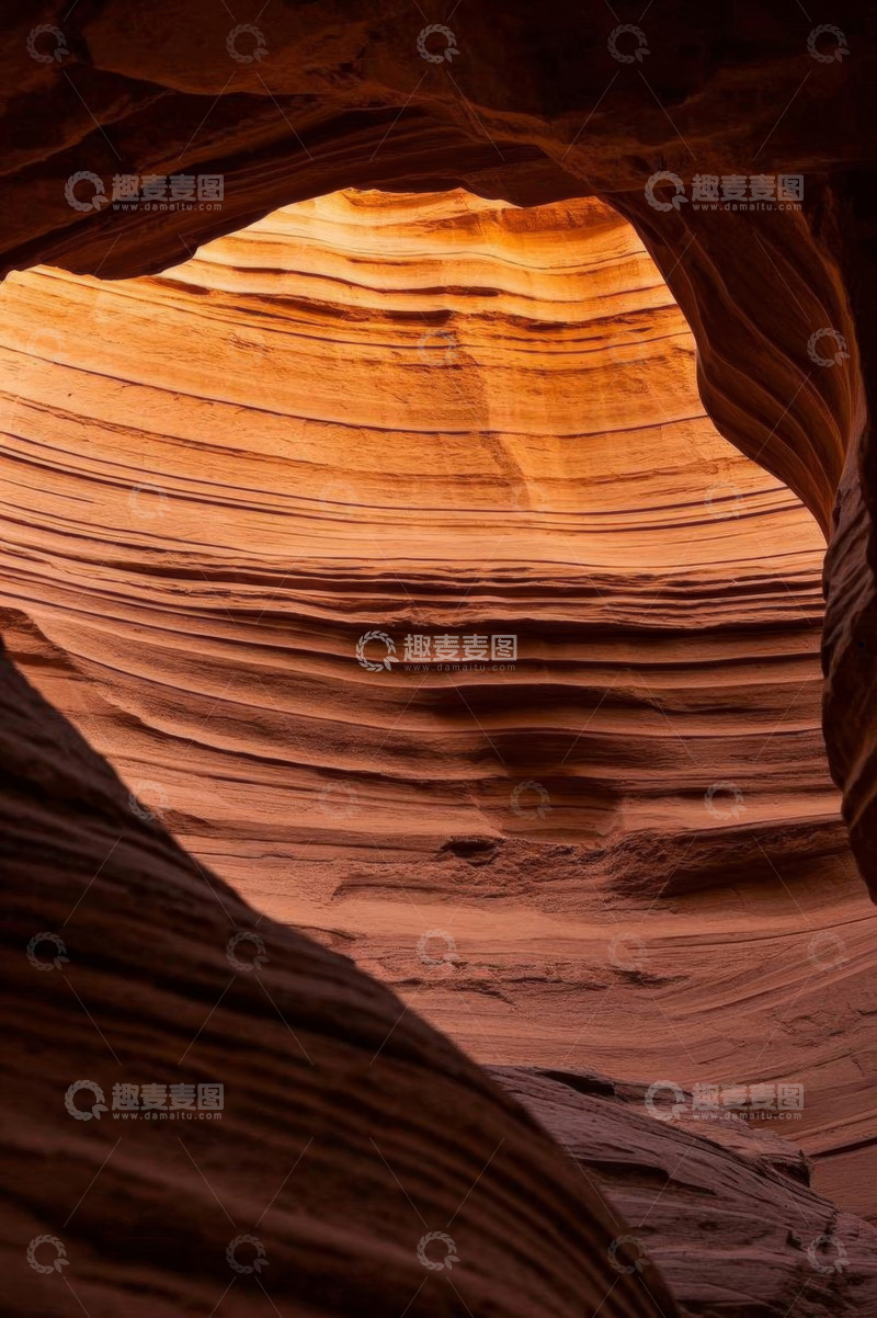 高清大图下载【趣麦麦图】峡谷岩石纹理自然景观