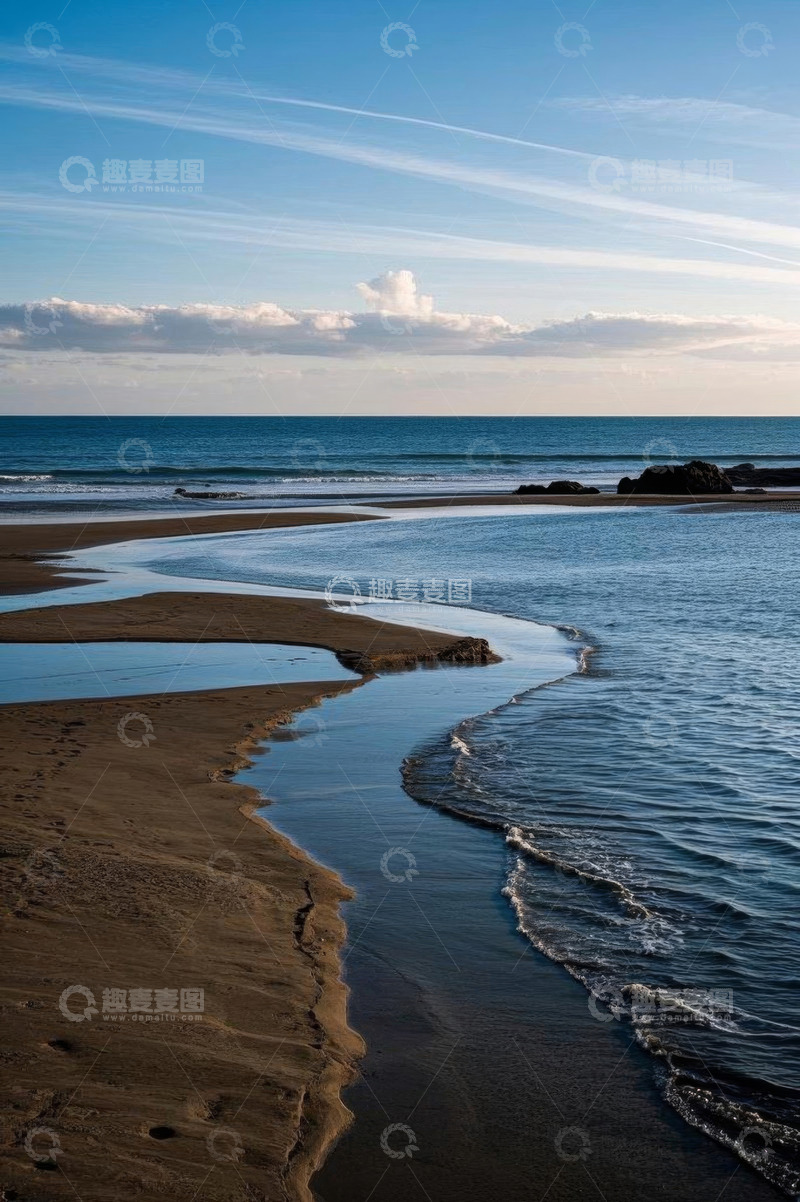 高清大图下载【趣麦麦图】海边沙滩自然风光