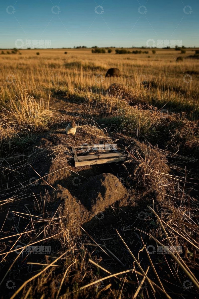 高清大图下载【趣麦麦图】草原上的鼠类与巢穴