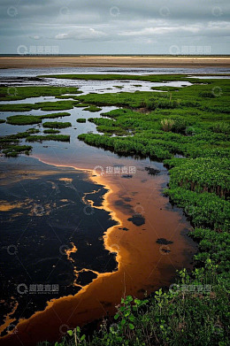 湿地自然景观与河流风貌