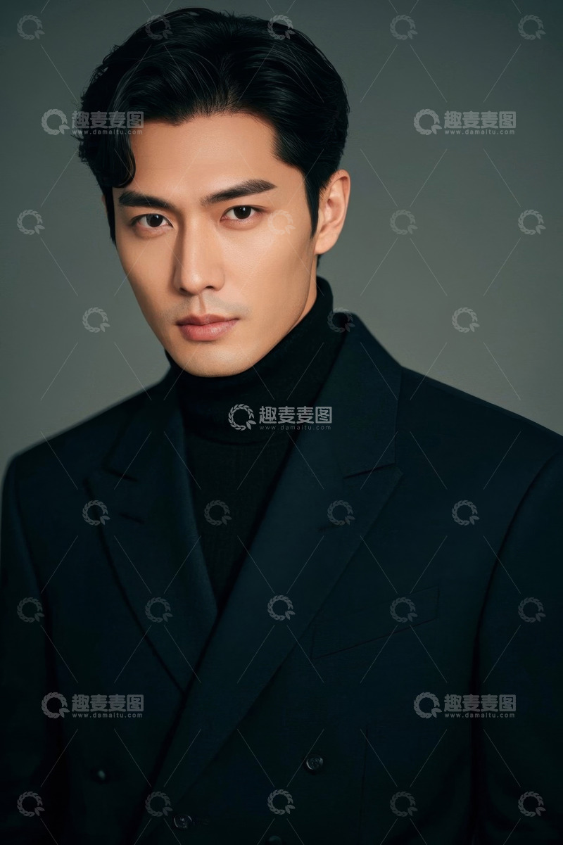 高清大图下载【趣麦麦图】时尚型男西装写真照片