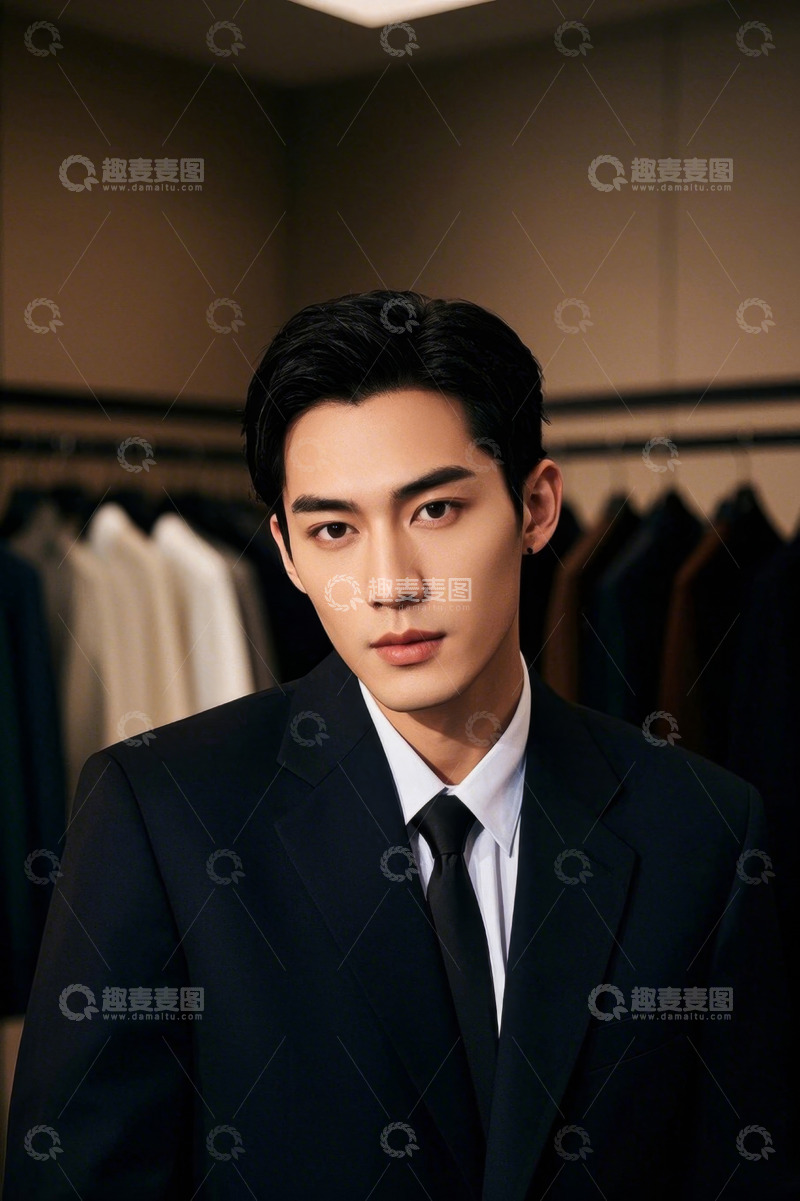高清大图下载【趣麦麦图】时尚型男西装写真帅气逼人