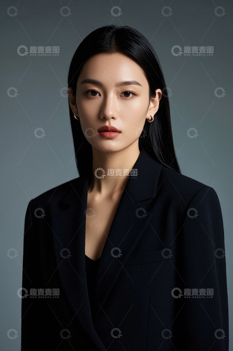 高清大图下载【趣麦麦图】时尚女性商务写真照片