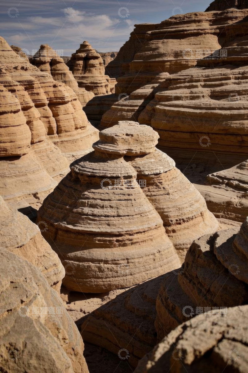 高清大图下载【趣麦麦图】沙漠奇特岩石自然风光