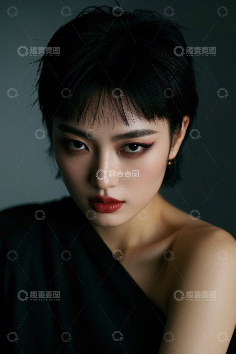 高清大图下载【趣麦麦图】时尚女性肖像写真图片