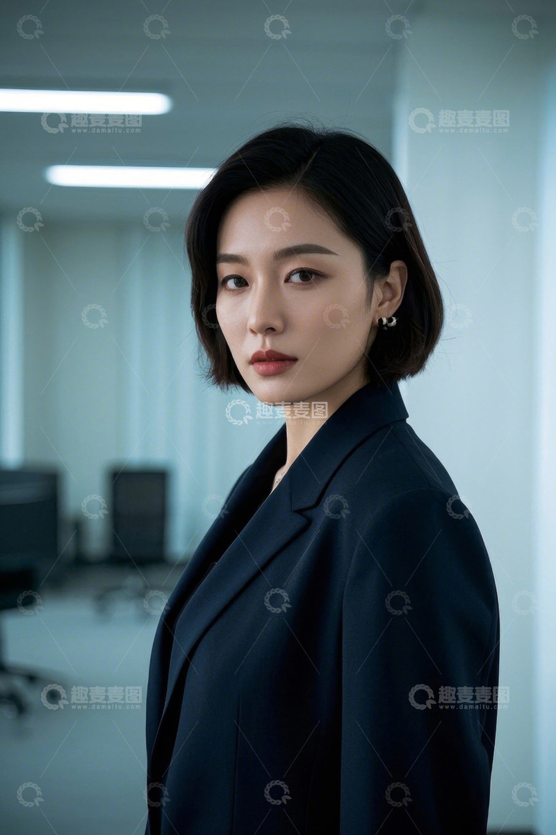 高清大图下载【趣麦麦图】职场女性写真优雅干练