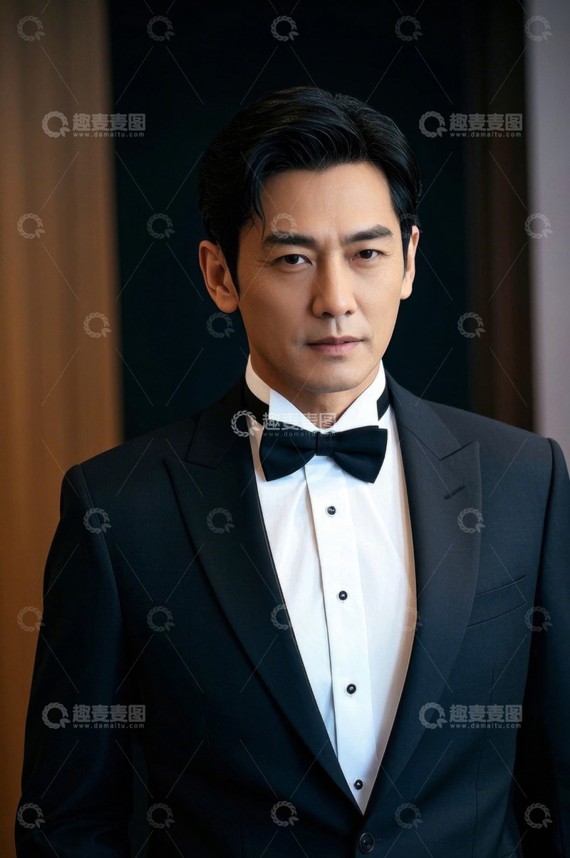 高清大图下载【趣麦麦图】西装革履男士肖像照