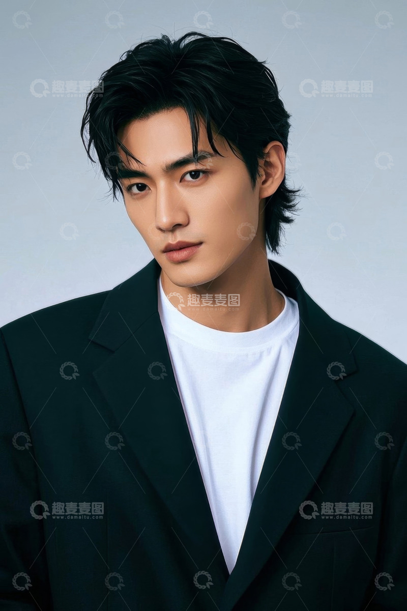 高清大图下载【趣麦麦图】时尚型男西装写真照
