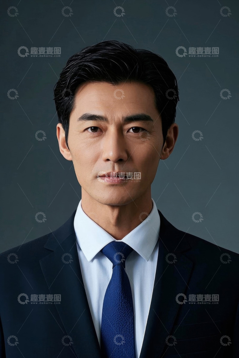 高清大图下载【趣麦麦图】西装革履男士肖像写真