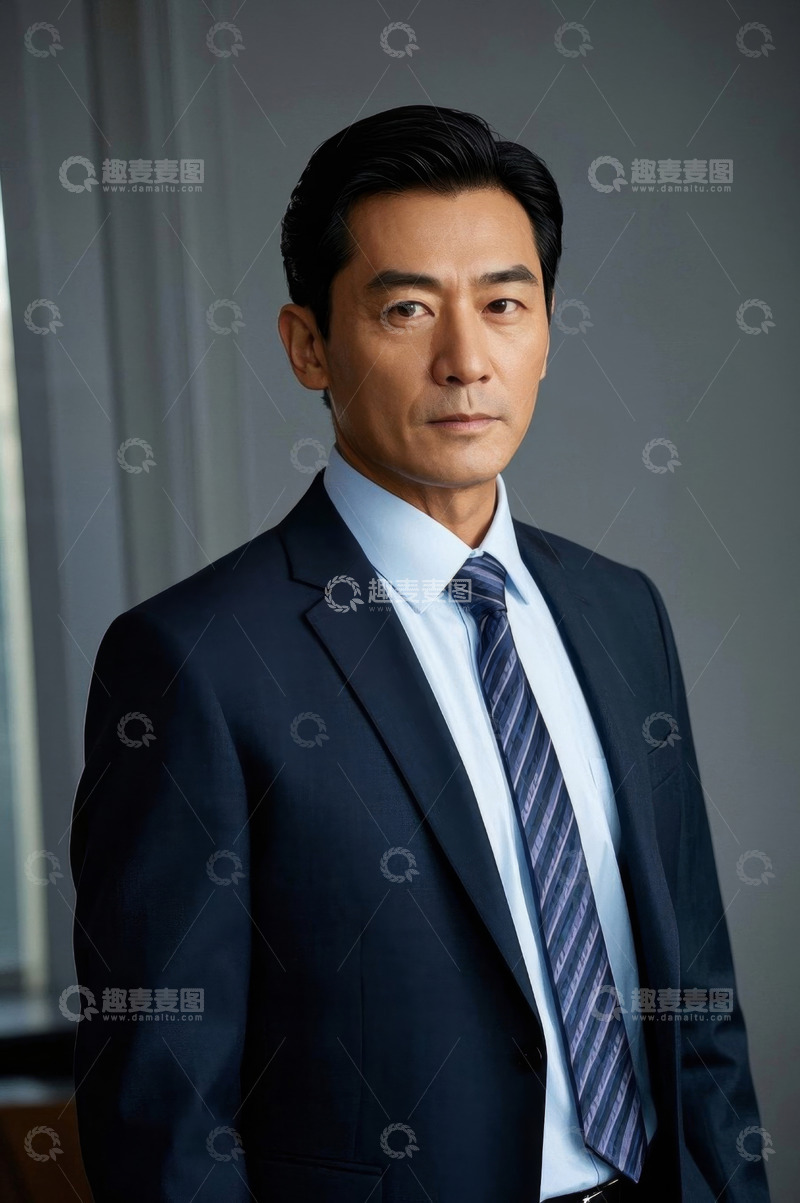 高清大图下载【趣麦麦图】西装革履男子商务写真