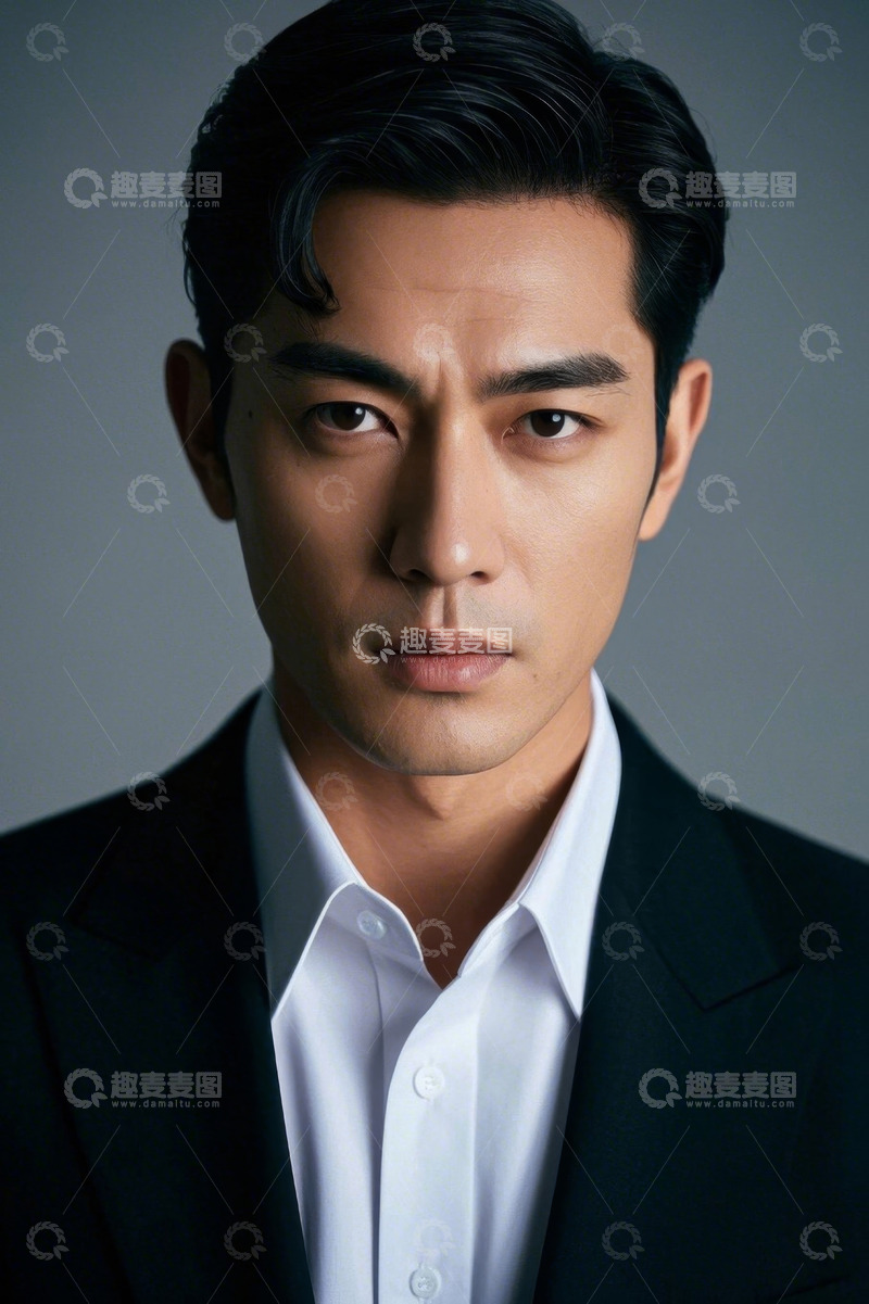 高清大图下载【趣麦麦图】时尚男士西装写真肖像照