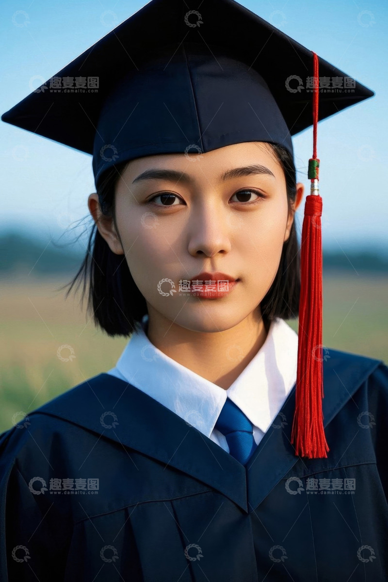 高清大图下载【趣麦麦图】毕业生写真青春靓丽