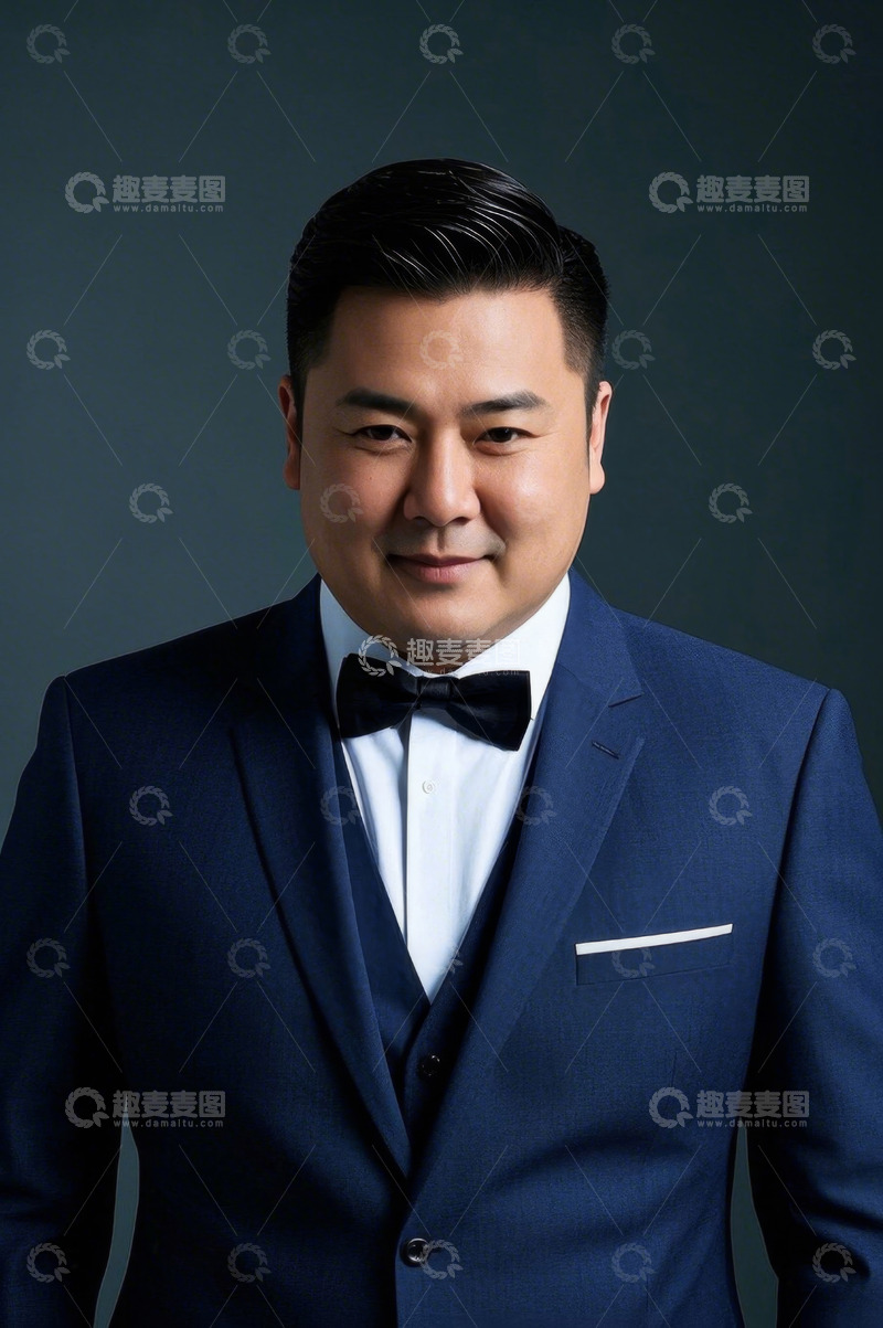 高清大图下载【趣麦麦图】西装革履男士肖像写真