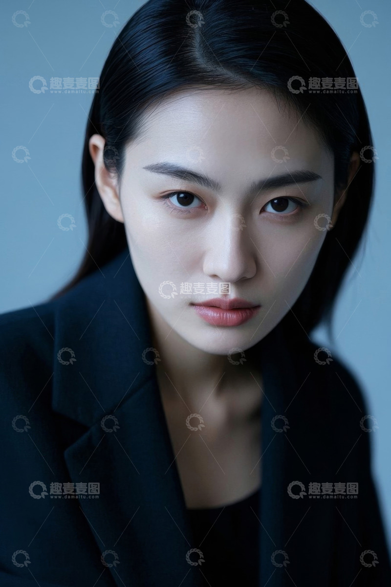 高清大图下载【趣麦麦图】时尚女性肖像写真特写