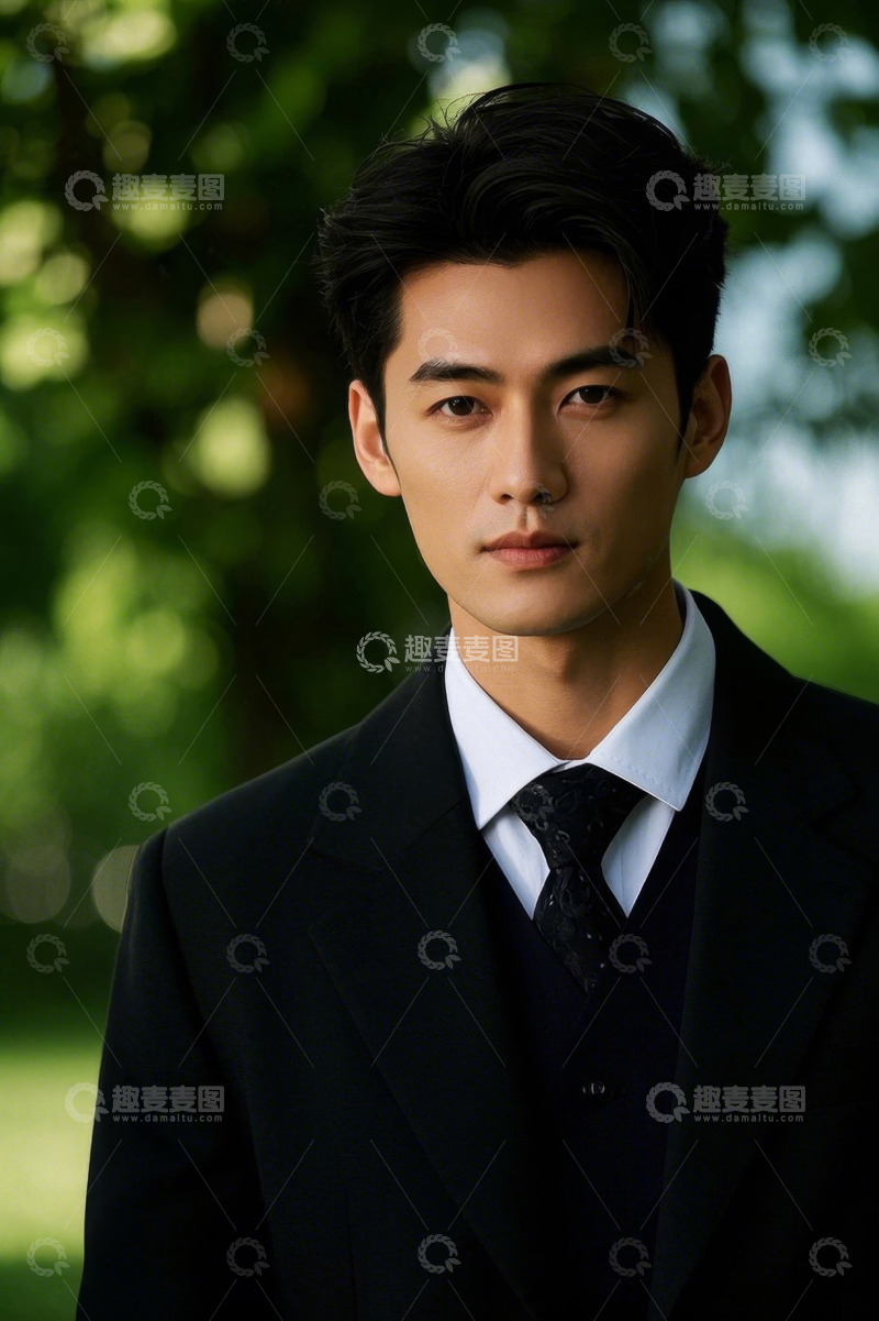 高清大图下载【趣麦麦图】时尚型男西装写真帅气逼人